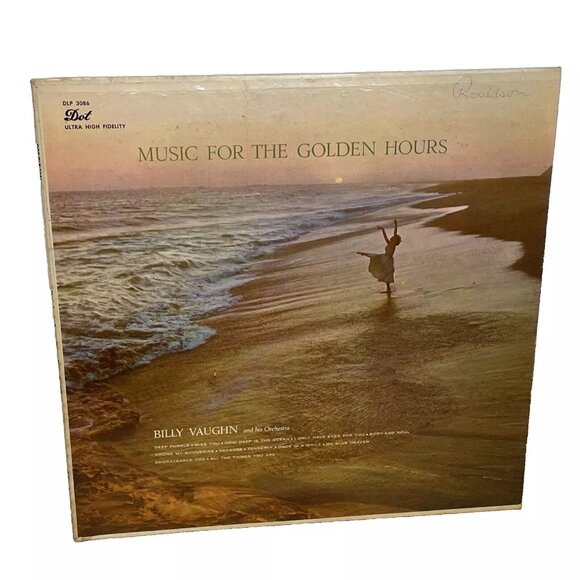 Billy Vaughn Music For The Golden Hours(Vinyl, 1957) Dot Records DLP 3086 Good - Picture 1 of 11